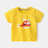 Summer Boys Plane Printed Short Sleeve