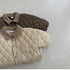 Autumn and winter baby jumpsuit diamond padded warm clip cotton-padded clothing