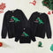 Christmas dinosaur parents and children family of three casual fashion vests parent-child series