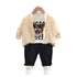 Boys spring and autumn casual cardigan set of three