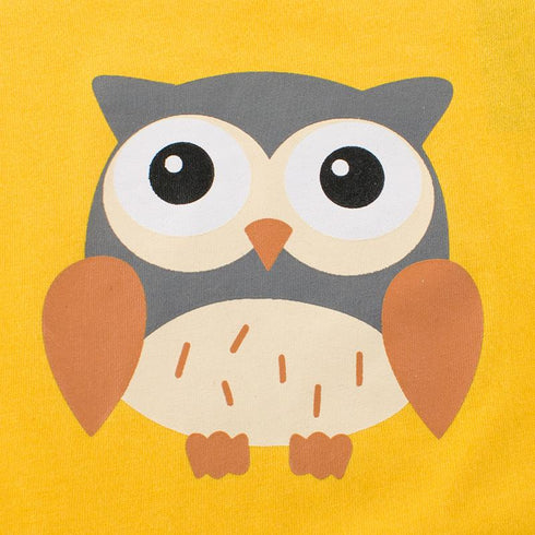 Summer Children's Short-sleeved Owl/Hedgehog