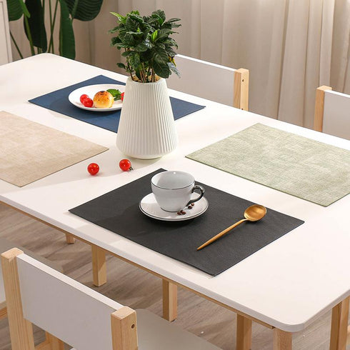 Rectangular Heat Insulation Table Mat Restaurant Hotel Western Mat Waterproof Plate Mat