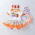 Halloween Baby Dress Printed Net Sand Dress, Exotic Cute Short Sleeved Dress And Socks Set