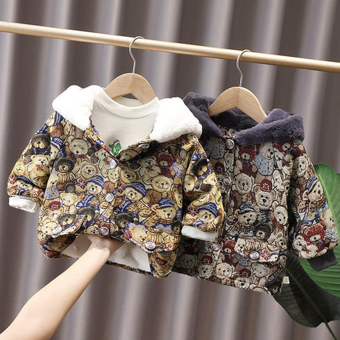 Winter cotton padded short coat