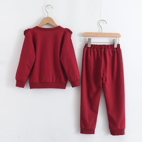 Children's Long Sleeve Sports Two-Piece Set