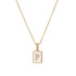 Cube Fritillaria Pendant Necklace