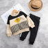 Winter children's leisure and velvet suit two-piece set