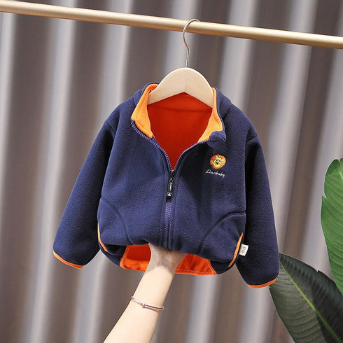 Children's fleece jacket fleece baby jacket