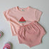 Summer Fruit Short Sleeve Suit Refreshing T-shirt Bag Fart Shorts Two-piece Set