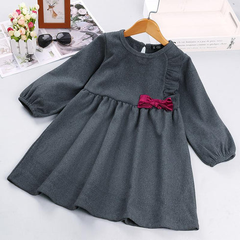 Girl's Dress Long Sleeve Princess Skirt
