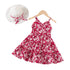 Summer Girl's Strap Floral Dress