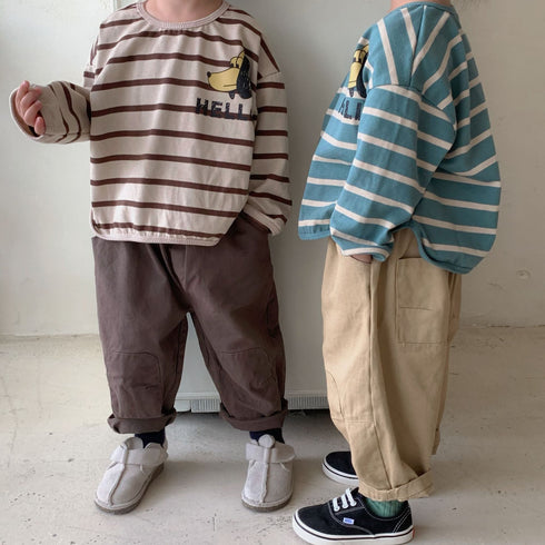 Children's Casual Pants Loose Turnip Pants