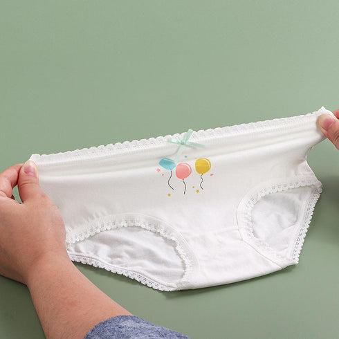 4 Pack Girls Cotton Underwear