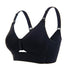 Modal silk gathers thin breast-feeding bra without steel ring