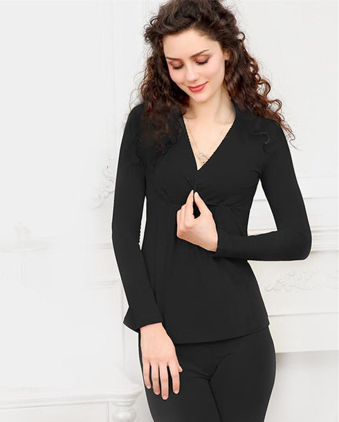 Breast-feeding Thermal Underwear for Pregnant Women