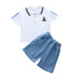 Children's suit short sleeve shorts two-piece set
