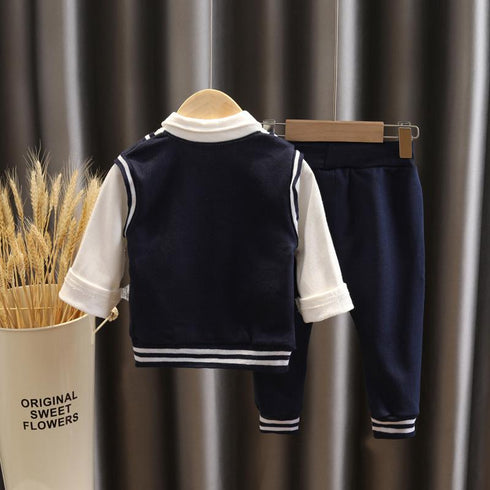 Children's Spring and Autumn Set Two-Piece Set