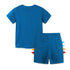 Men's children's summer short sleeve T-shirt set