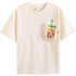 Half Sleeve Summer Casual Children's Milk Tea Top