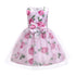 Girl's Bow Mesh Dress Dress