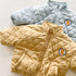 Children's cotton-padded jacket plus velvet padded winter warm cotton-padded jacket baby coat