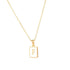 Cube Fritillaria Pendant Necklace