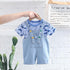 Children's Suspender Suit Cartoon Printing Design Suspender Suit