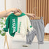 Spring and Autumn Children's Hoodie Long Sleeve Set