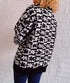 Small Plaid Crewneck Knit Sweater for Autumn and Winter