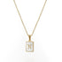 Cube Fritillaria Pendant Necklace