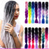 Chemical fiber big braid wig color dirty braid