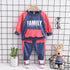 Boys spring and autumn leisure suit two-piece set