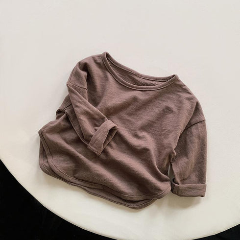 Slub cotton T-shirt new Joker long sleeve cotton long sleeve bottoming shirt