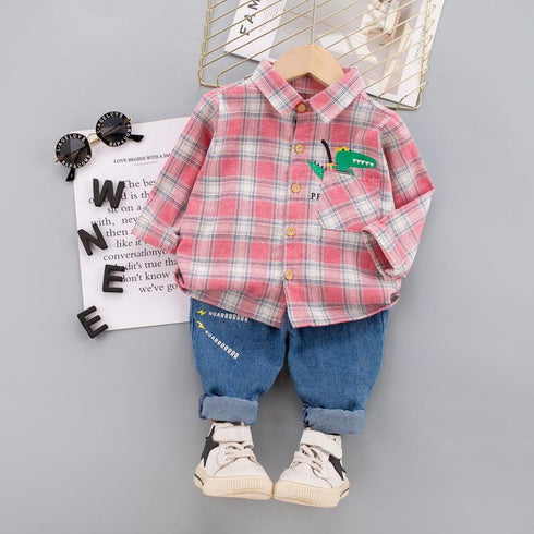 Boys suit long sleeve two-piece set