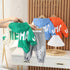Spring and Autumn Children's Hoodie Long Sleeve Set