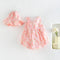 Small Fresh Bowknot Flowers Sleeveless Bag Fart Clothes Send Hat