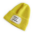 Cloth Logo Knitted Dome Cap