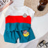 Boy's Summer Short Sleeve Shorts Set Two-Piece Set