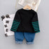 Boys spring and autumn suit two-piece set