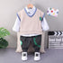 Spring and Autumn Children's Sweater Vest Set
