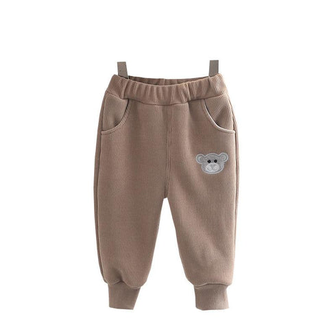 Winter Boys' Cashmere Pants Casual Sports Pants