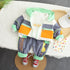 Sports Hooded Zipper Shirt Three Piece Set Male Baby Round Neck Sweater Long Sleeve Set