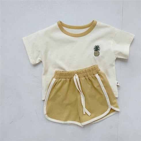 Children's Summer Cotton Two Piece Set