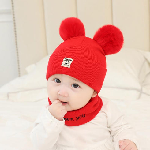 Baby hat warm in autumn and winter Circumference 13.4-16.5 inch(34-42cm)
