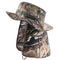 Men's And Women's Outdoor Camouflage Sunscreen Hat Anti Ultraviolet Fisherman's Hat Shawl Hat.Circumference 20-26 in. (50-66 cm)