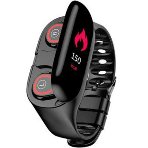 Smart bracelet wireless headset Bluetooth call bracelet 2 in 1