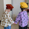 Children's Long Sleeve Flower Shirt Spring and Autumn Fried Street Shirt