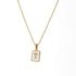 Cube Fritillaria Pendant Necklace