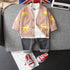 Children's Knitted Shirt Spring and Autumn Three-Piece Set
