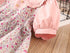 Summer New Girls Dress Short Sleeve Floral Lapel Children's Dress